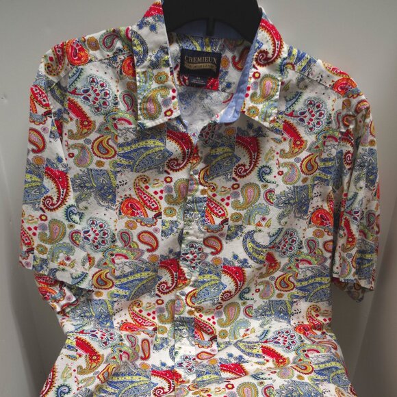 CREMIEUX SHIRT PAISELY - Picture 1 of 2
